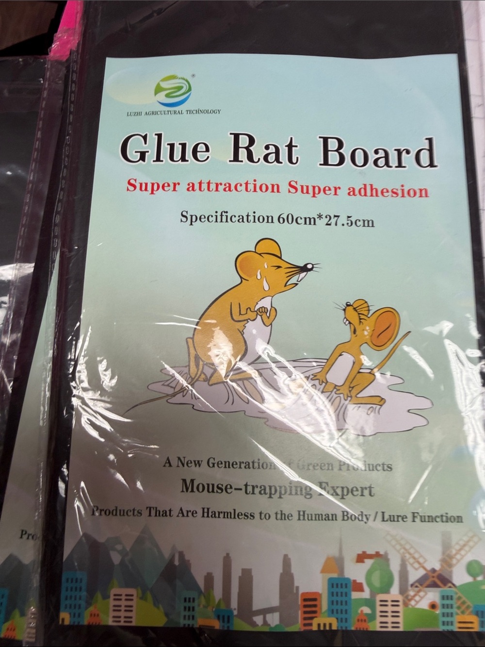 Glue Rat Board - Black Adhesive Mouse Trap